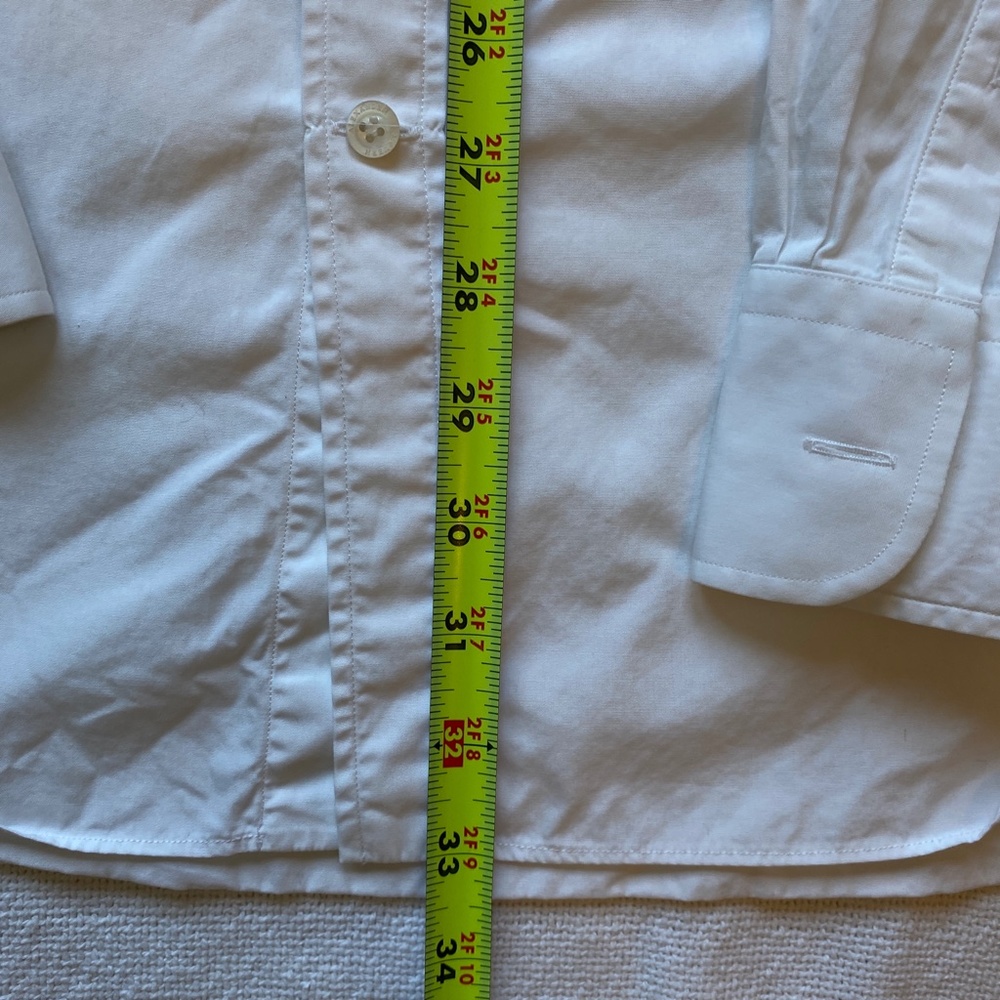 Alexander McQueen band collar button down shirt white  Size 17+  Ultra Luxury - Picture 8 of 13